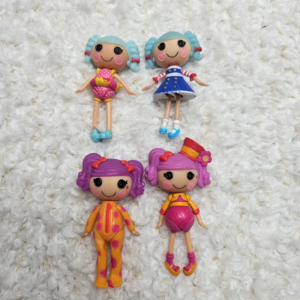 Lalaloopsy‎ Mini Doll lot of 4 different dolls